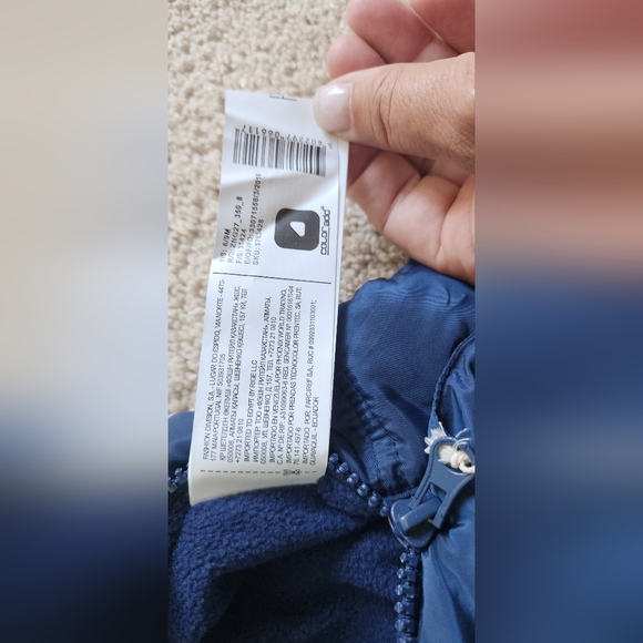 Baby Warm Snowsuit Blue Size 6-9 Months Designed In Portugal Winter lot 4 - Picture 9 of 10